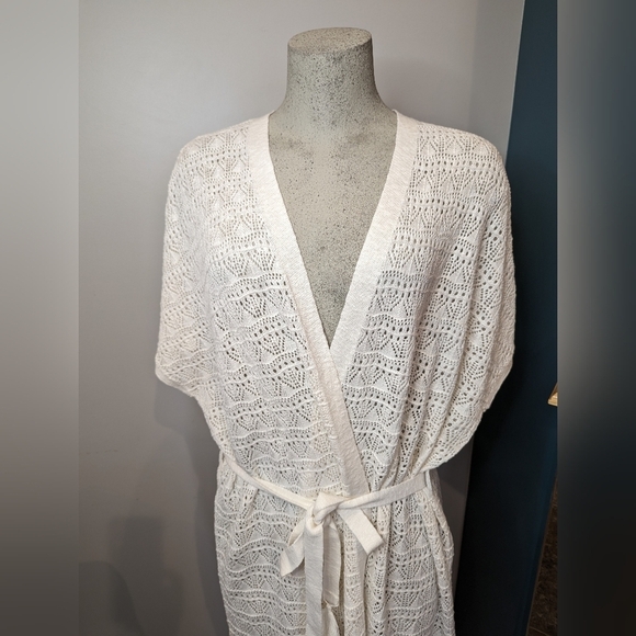 Torrid Crochet Short Sleeve Tie Waist Sweater XL, 2x, 3x NWT - Picture 7 of 16